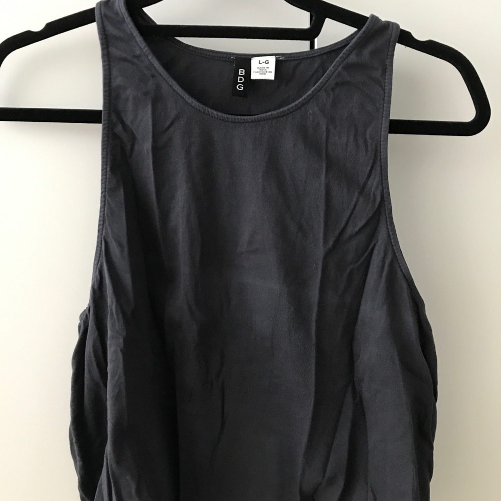 Urban outfitters crop gray tank